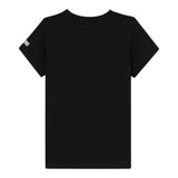 Moschino T-Shirt Girocollo Tinta Unita con Stampe per Bambino HDM06U NERO MOSCHINO 