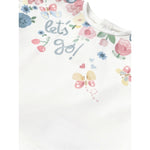 Mayoral T-Shirt Girocollo Tinta Unita con Stampa per Neonata 1048 BIANCO MAYORAL 