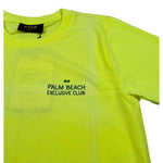 F**K T-Shirt Girocollo Tinta Unit con Stampe per Bambino FJ25J01TS98FY GIALLO FLUO F**K 