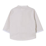 Teddy E Minou Camicia Manica Lunga Fantasia A Righe per Neonato E25CI001C4134 BEIGE TEDDY E MINOU 