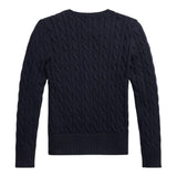 Ralph Lauren Maglia Girocollo Tinta Unita con Logo per Bambino 313901316009 BLU RALPH LAUREN 