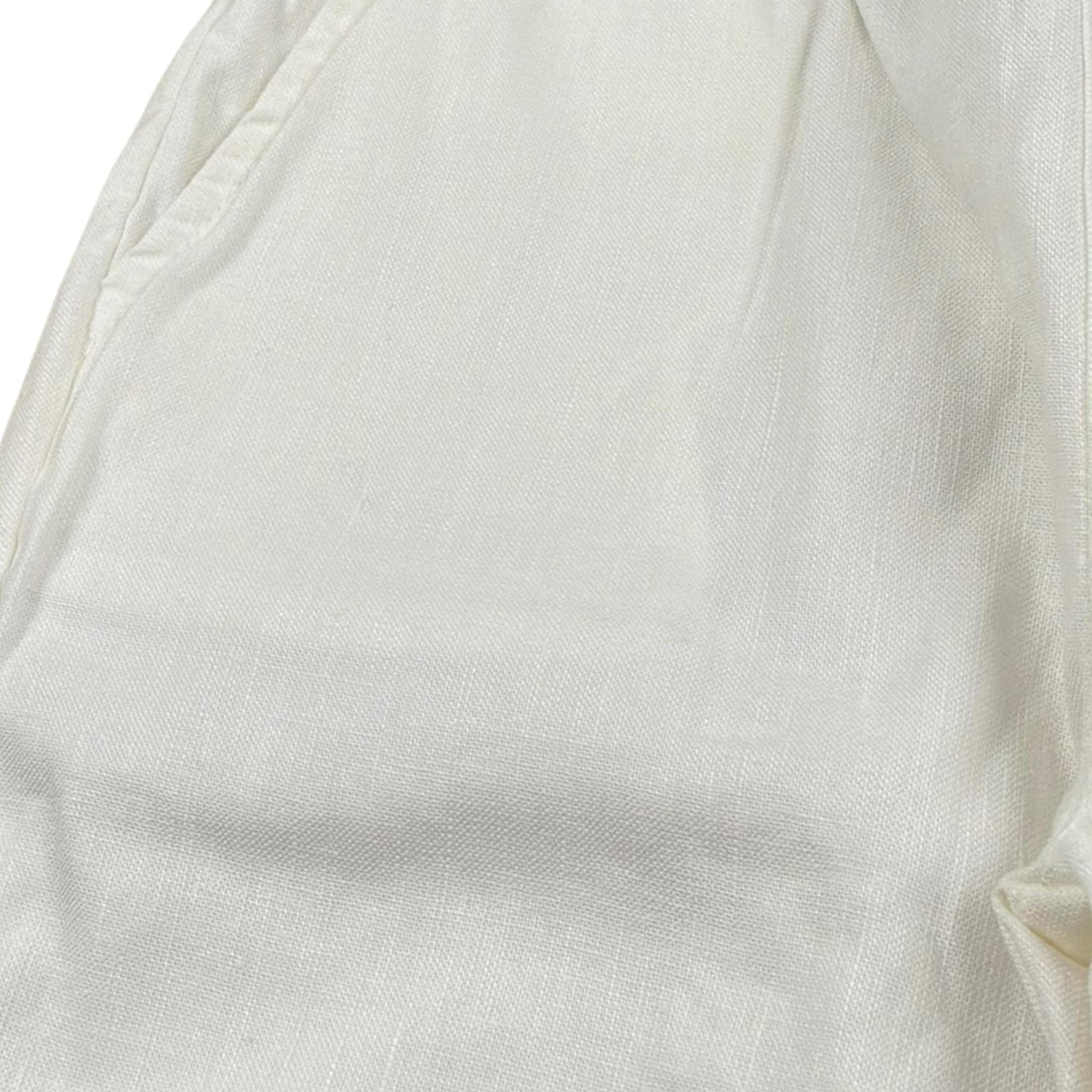 Please Pantalone Tinta Unita con Elastico In Vita per Bambino PE75300B73 BIANCO PLEASE 