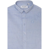 Trussardi Camicia Manica Lunga Tinta Unita per Neonato TIP25047CA AZZURRO TRUSSARDI 