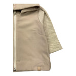 BAMBOOM+BABIES felpa cn zip e cappuccio tinta unita Sabbia per Neonato 71111 SABBIA BAMBOOM+BABIES 