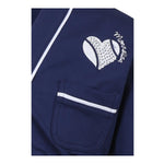 Monnalisa Felpa Aperto con Bottoni Tinta Unita per Bambina 19E801 BLU MONNALISA 