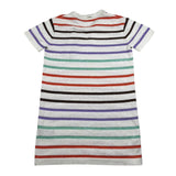 Just Cavalli Abito Mezza Manica Fantasia A Righe per Bambina JGP26079VE PANNA JUST CAVALLI 