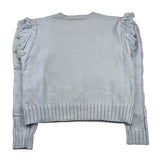 FUN & FUN maglia girocollo tinta unita cn frange Azzurro per Bambina FCJSW00049 AZZURRO FUN & FUN 