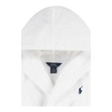 Ralph Lauren Accappatoio Tinta Unita con Stampa per Bambino 9P0188 BIANCO RALPH LAUREN 