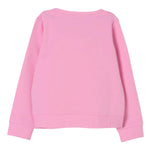 Liu Jo Felpa Chiusa Girocollo Tinta Unita con Logo per Bambina KA5014J ROSA LIU JO 