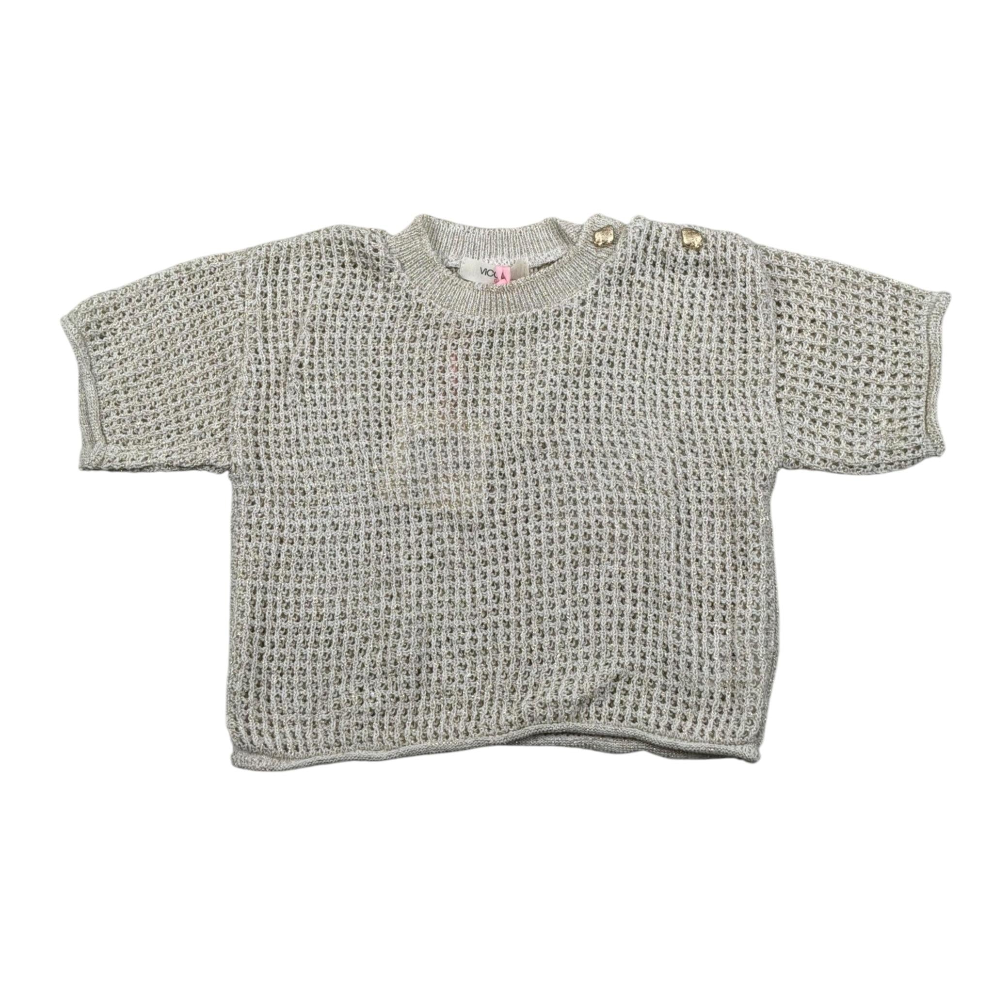 Vicolo T-Shirt Girocollo con Trafori per Bambina 3146W00293 ORO VICOLO 