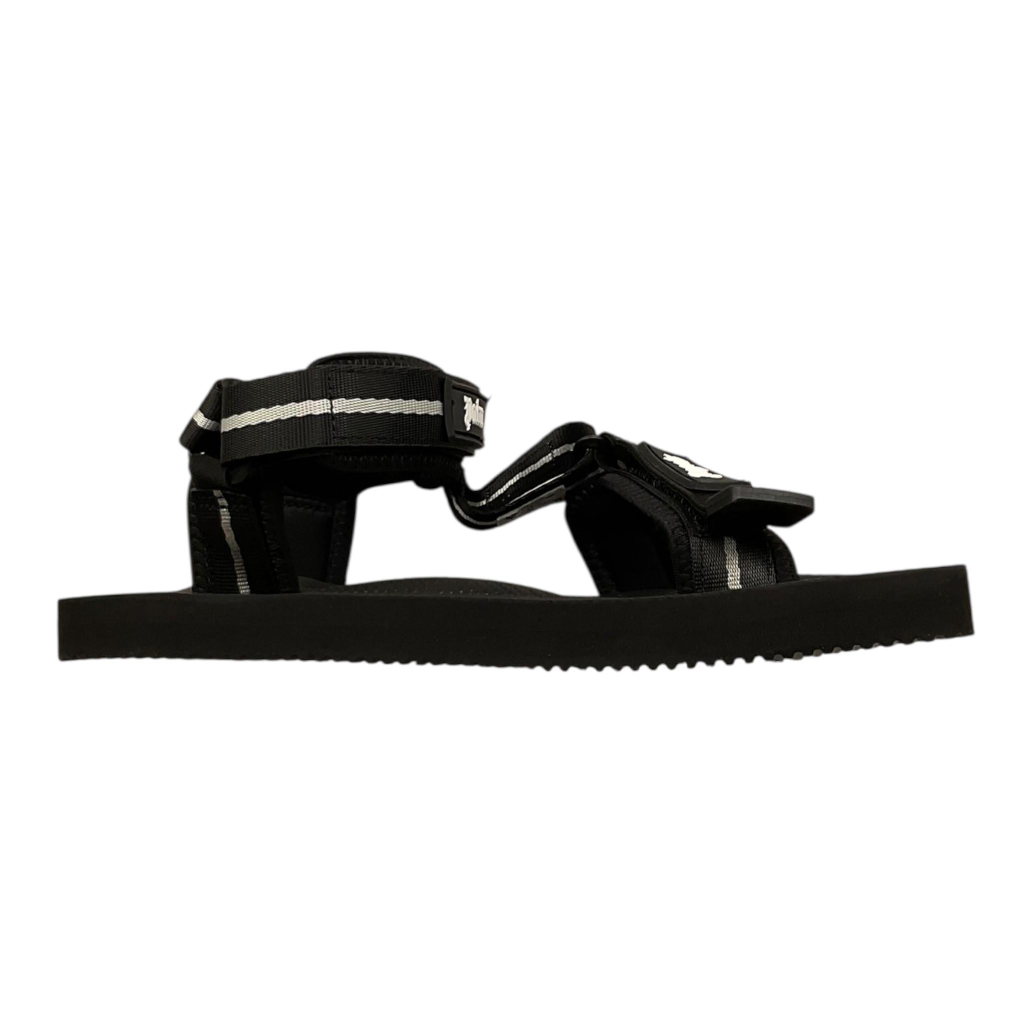Palm Angels Sandali Tinta Unita con Strappi per Bambino PHI002S24 NERO PALM ANGELS 