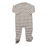 Mayoral Tutina Bicolore con Fantasia A Righe per Neonato 1709XXU BIANCO/BEIGE MAYORAL 
