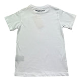 Trussardi T-Shirt Girocollo Tinta Unita con Logo per Bambino TBP26002TS BIANCO TRUSSARDI 
