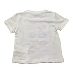 U+È T-Shirt Girocollo Tinta Unita con Stampa per Bambina UE1860 BIANCO U+è 