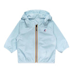 K-Way Giubbino Tinta Unita con Zip E Cappuccio per Neonato K2137XWXXXX AZZURRO K-WAY 