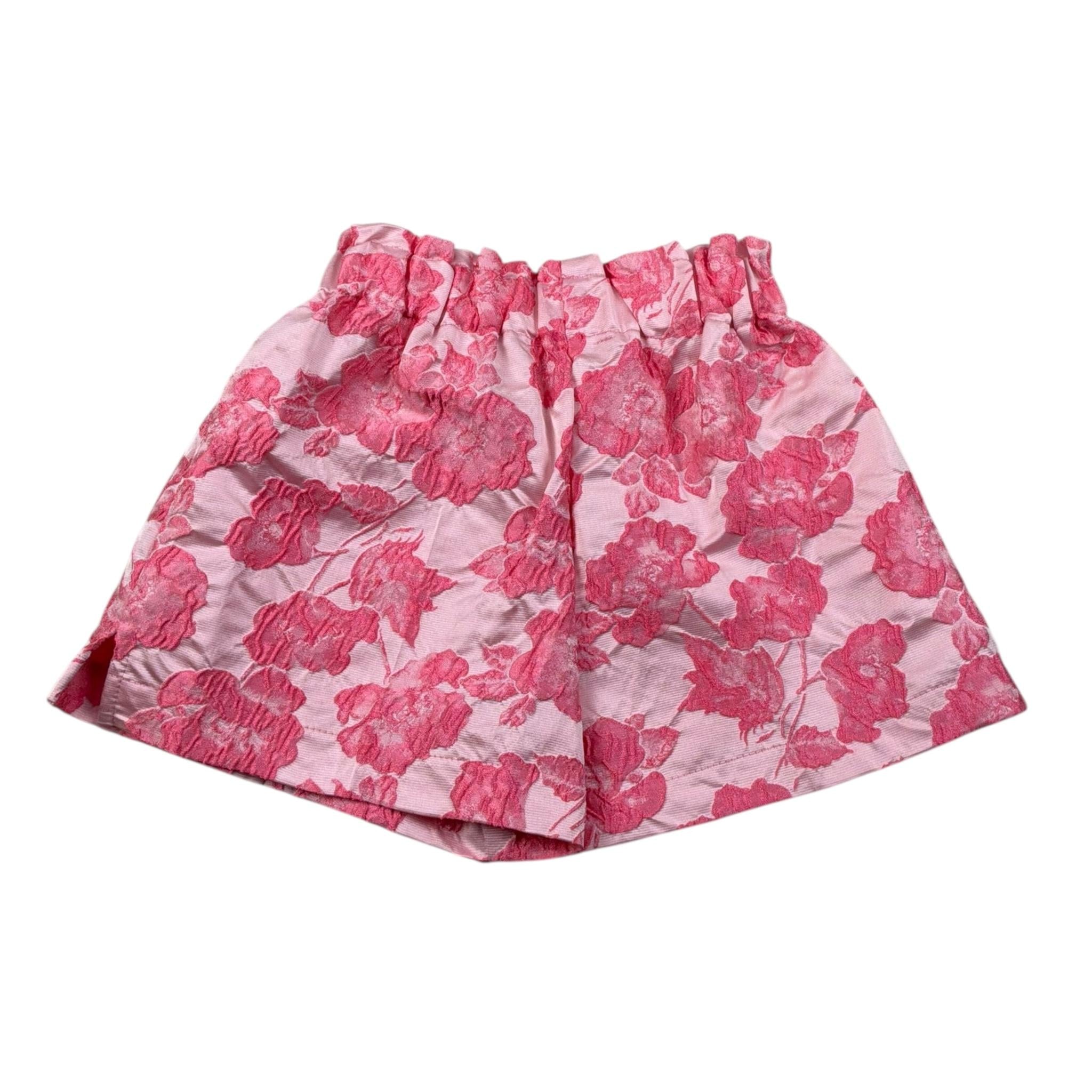 Mariuccia Shrt Tinta Unita con Ricami Ed Elastico In Vita per Bambina MMBP367 ROSA MARIUCCIA 