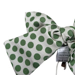 La Stupenderia Spilla Fiocco Fantasia A Pois per Bambina AJMT76 BEIGE LA STUPENDERIA 