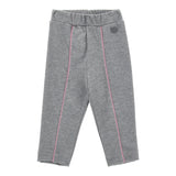 MONNALISA leggins tinta unita con profili in contrasto Grigio per Neonata 37D405 GRIGIO MONNALISA 