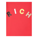 JOHN RICHMOND shirt girocollo tinta unita con stampa Rosso per Neonata RIA24066TS ROSSO JOHN RICHMOND 