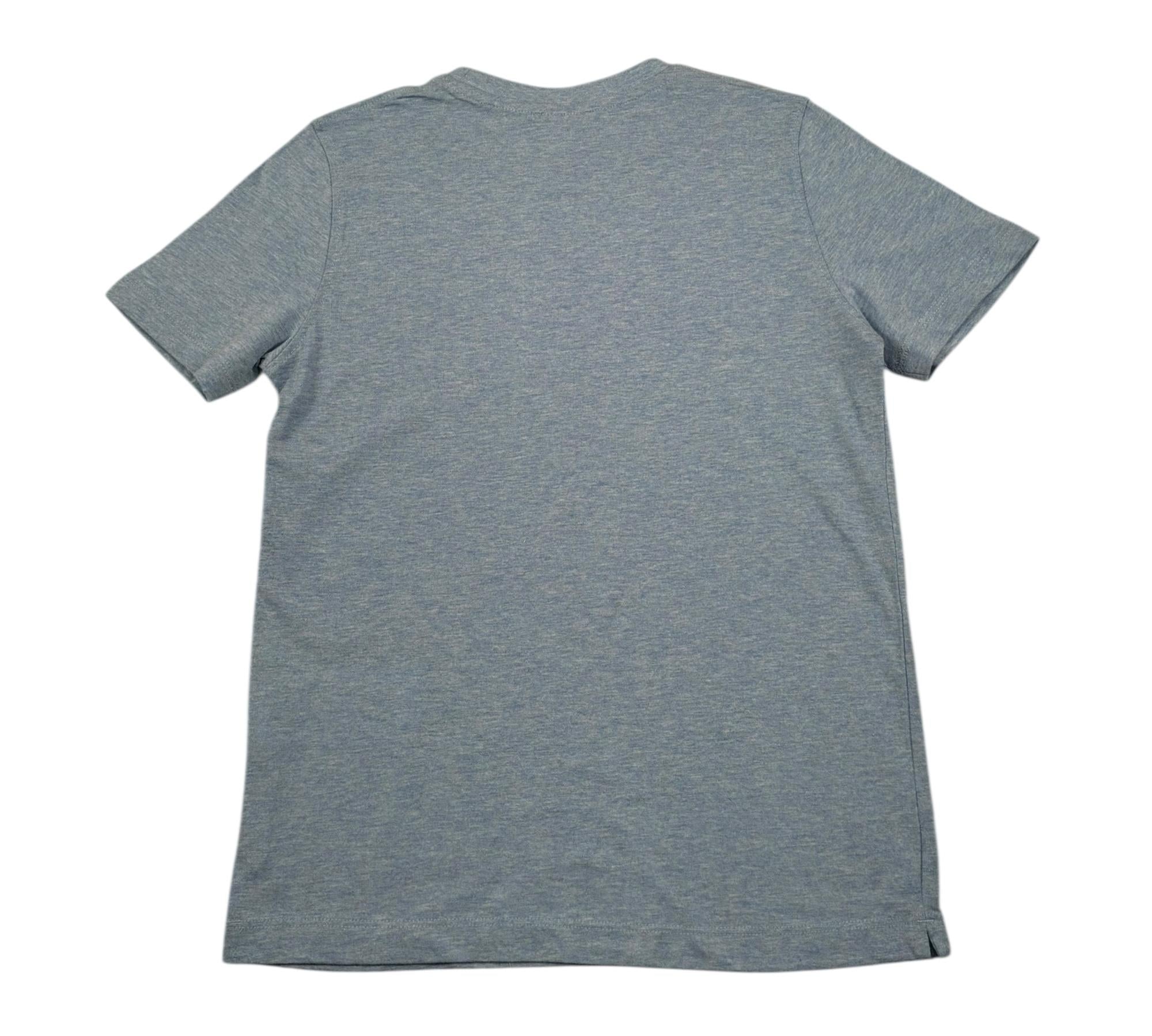 U.S. Polo Assn T-Shirt Girocollo Tinta Unita con Logo per Bambino US41554007 AZZURRO U.S. POLO ASSN 