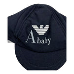 ARMANI BABY cappello tinta unita con logo Blu per Neonato GX4265W BLU ARMANI BABY 