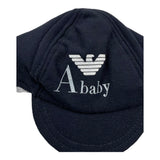 ARMANI BABY cappello tinta unita con logo Blu per Neonato GX4265W BLU ARMANI BABY 