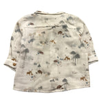 WEDOBLE camicia manica lunga tinta unita cn stampe in contrasto Bianco per Neonato I2404914 BIANCO WEDOBLE 