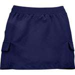 Monnalisa Gonna Tinta Unita con Elastico In Vita per Bambina 17E700 BLU MONNALISA 