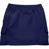 Monnalisa Gonna Tinta Unita con Elastico In Vita per Bambina 17E700 BLU MONNALISA 