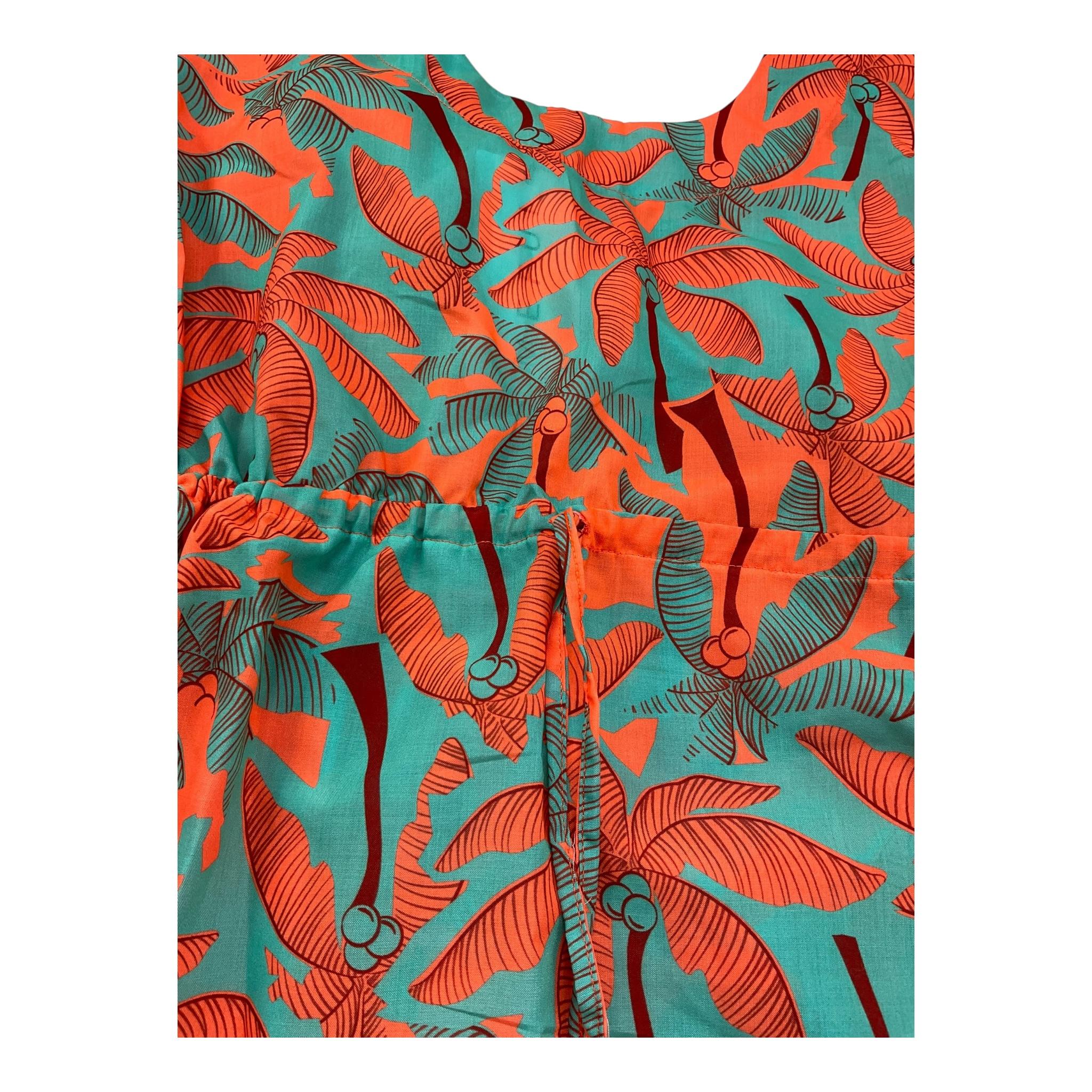 Mefui Abito Mezza Manica Stampa Fantasia per Bambina MJ2404 VERDE MEFUI 