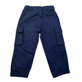 Minibanda Pantalone Tinta Unita con Elastico In Vita per Neonato 0B035 BLU MINIBANDA 