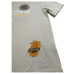 Just Cavalli T-Shirt Girocollo Tinta Unita con Stampe per Bambino JBP26117TS BEIGE JUST CAVALLI 