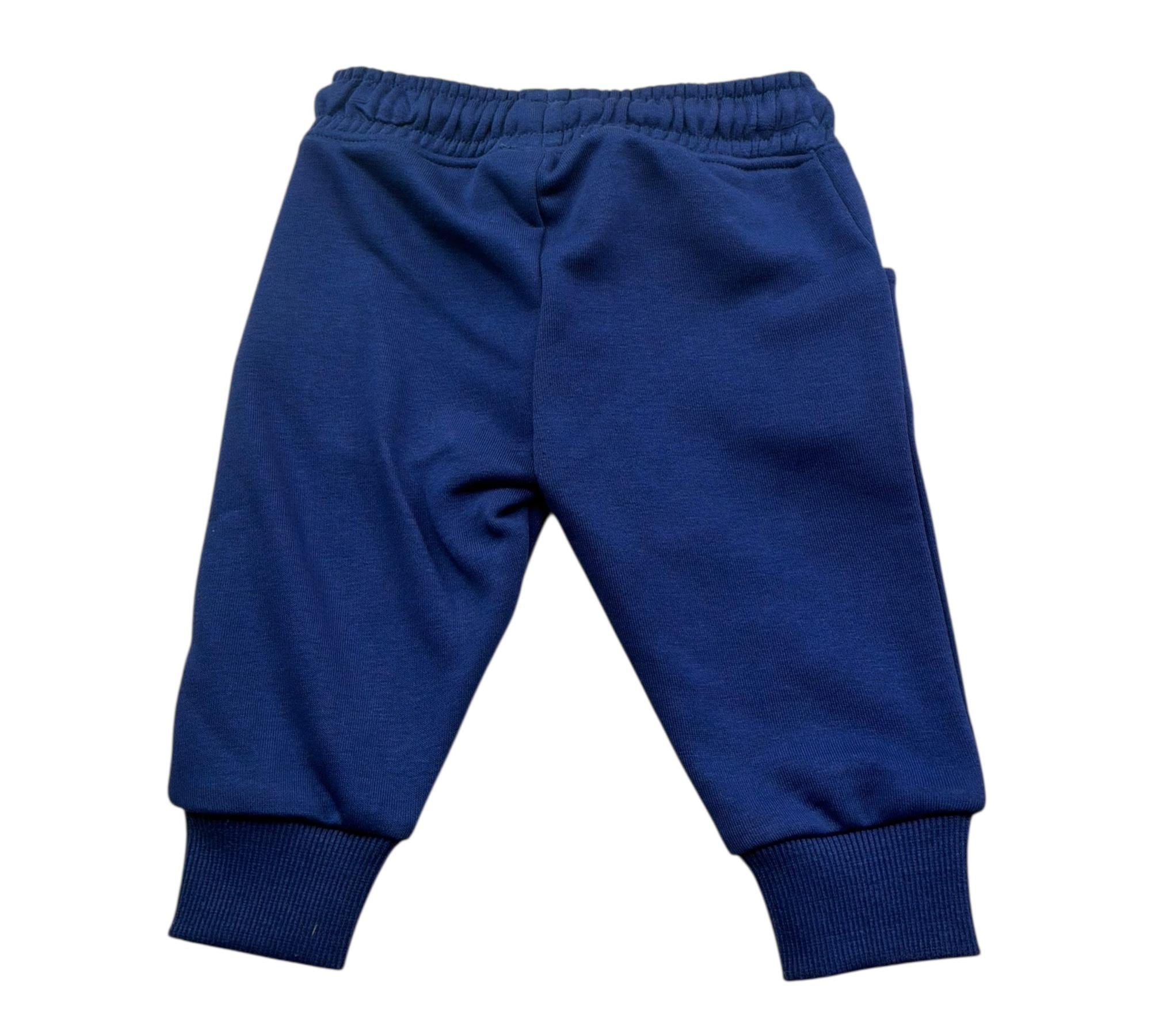 John Richmond Pantalone Tuta Tinta Unita con Logo per Neonato RIP26003PA BLU JOHN RICHMOND 