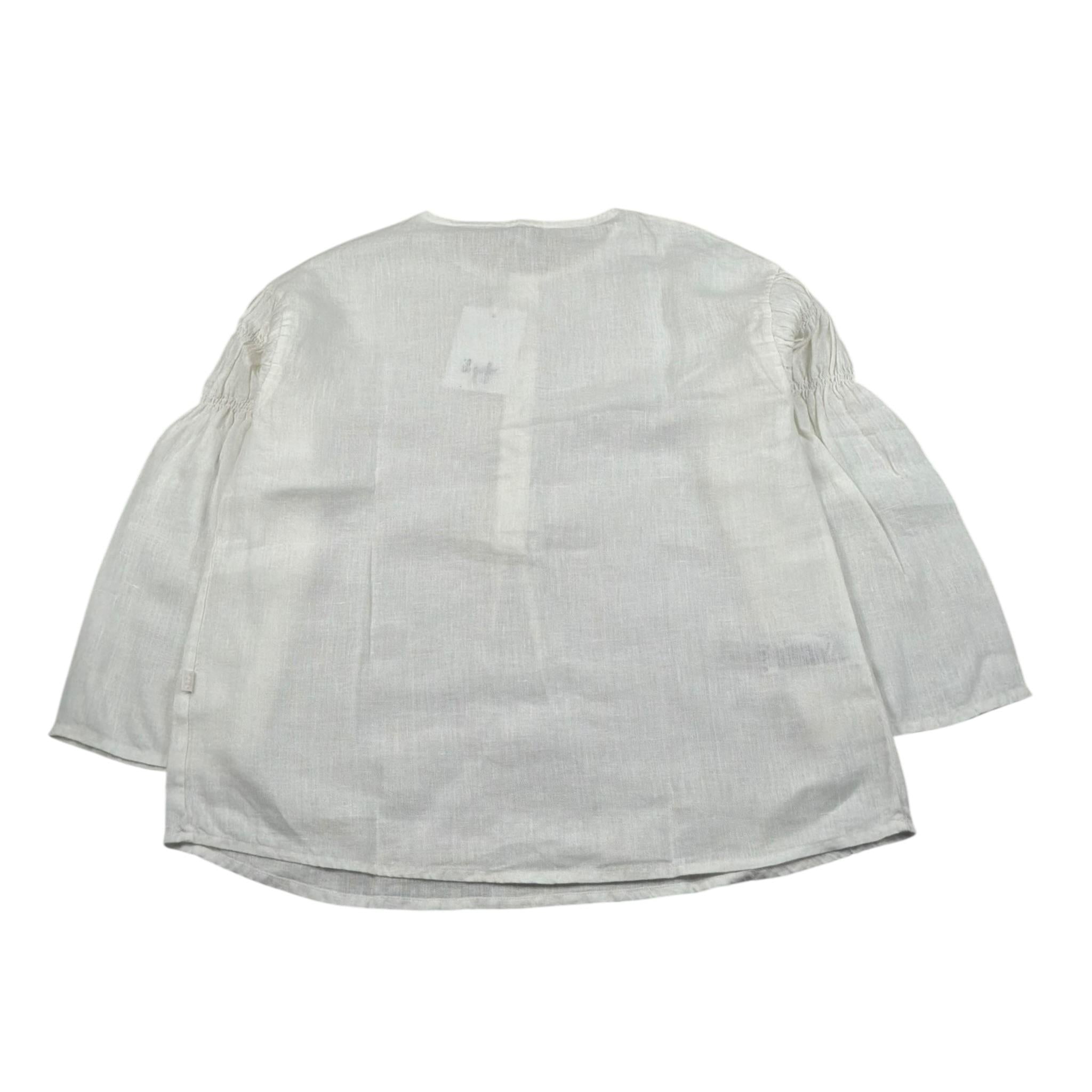 Il Gufo Camicia Manica Lunga Tinta Unita per Bambina P25CL253L6006X PANNA IL GUFO 