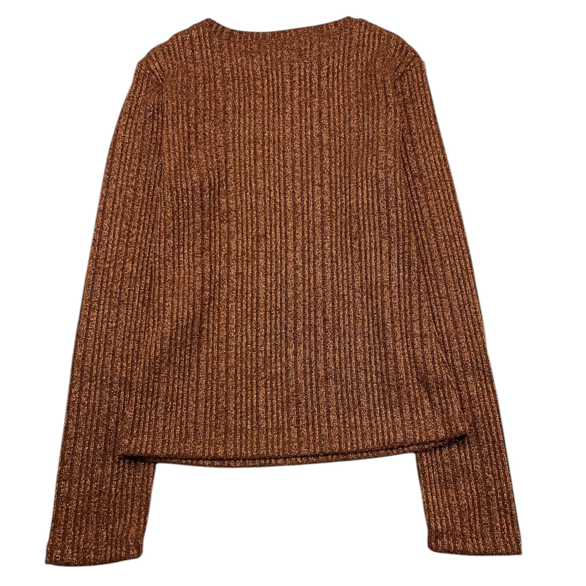 FUN & FUN maglia tinta unita girocollo Marrone per Bambina FCJTS00084X MARRONE FUN & FUN 