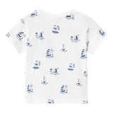 Mayoral T-Shirt Tinta Unita con Stampa per Bambino 10588 BIANCO MAYORAL 