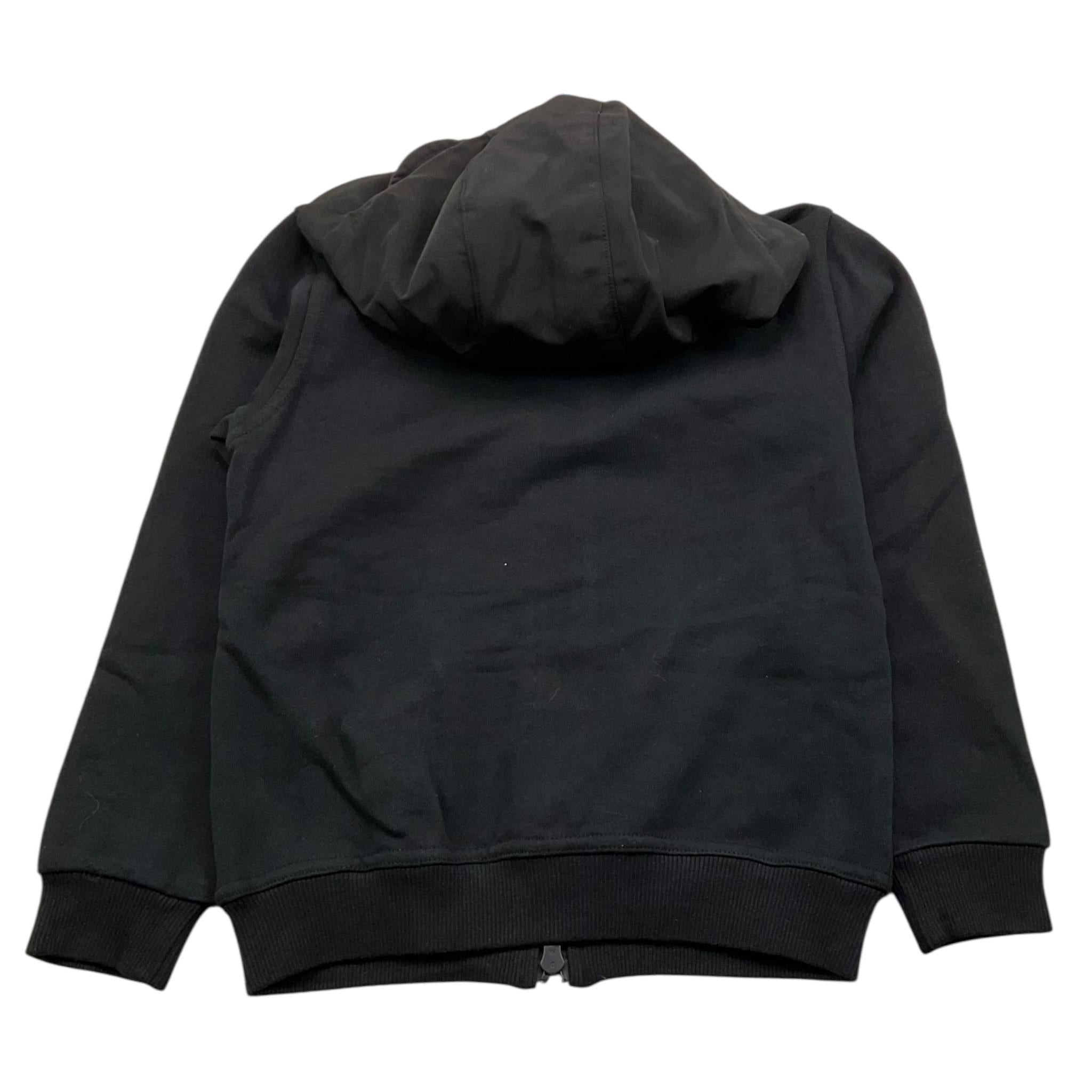 REFRIGIWEAR felpa tinta unita con zip e cappuccio Nero per Bambino RW700X NERO REFRIGIWEAR 