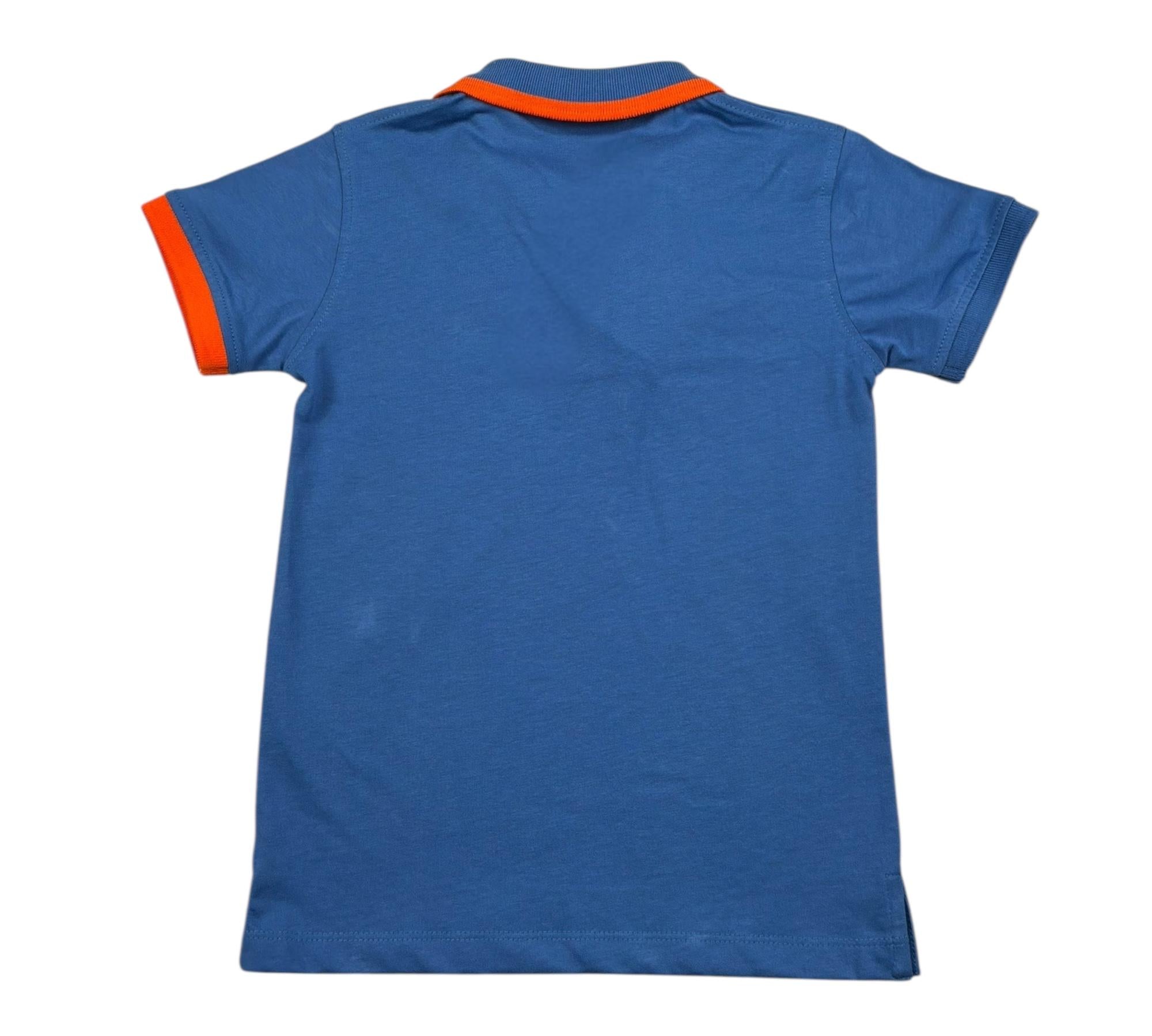 Trussardi Polo Mezza Manica Tinta Unita con Logo per Bambino TBP26098PO BLU TRUSSARDI 