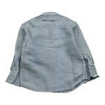 Trussardi Camicia Manica Lunga Tinta Unita per Neonato TIP23108CA AZZURRO TRUSSARDI 