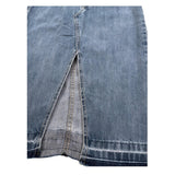 Marc Ellis Gonna In Denim Tinta Unita con Spacco per Bambina JMJSK16843 BLU MARC ELLIS 