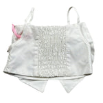 Vicolo Top Bretelline Tinta Unita con Fiocco per Bambina 3146TOP00317 BIANCO VICOLO 