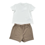 Mayoral Completo 2 Pezzi T-Shirt-Short per Neonata 16100 BIANCO MAYORAL 