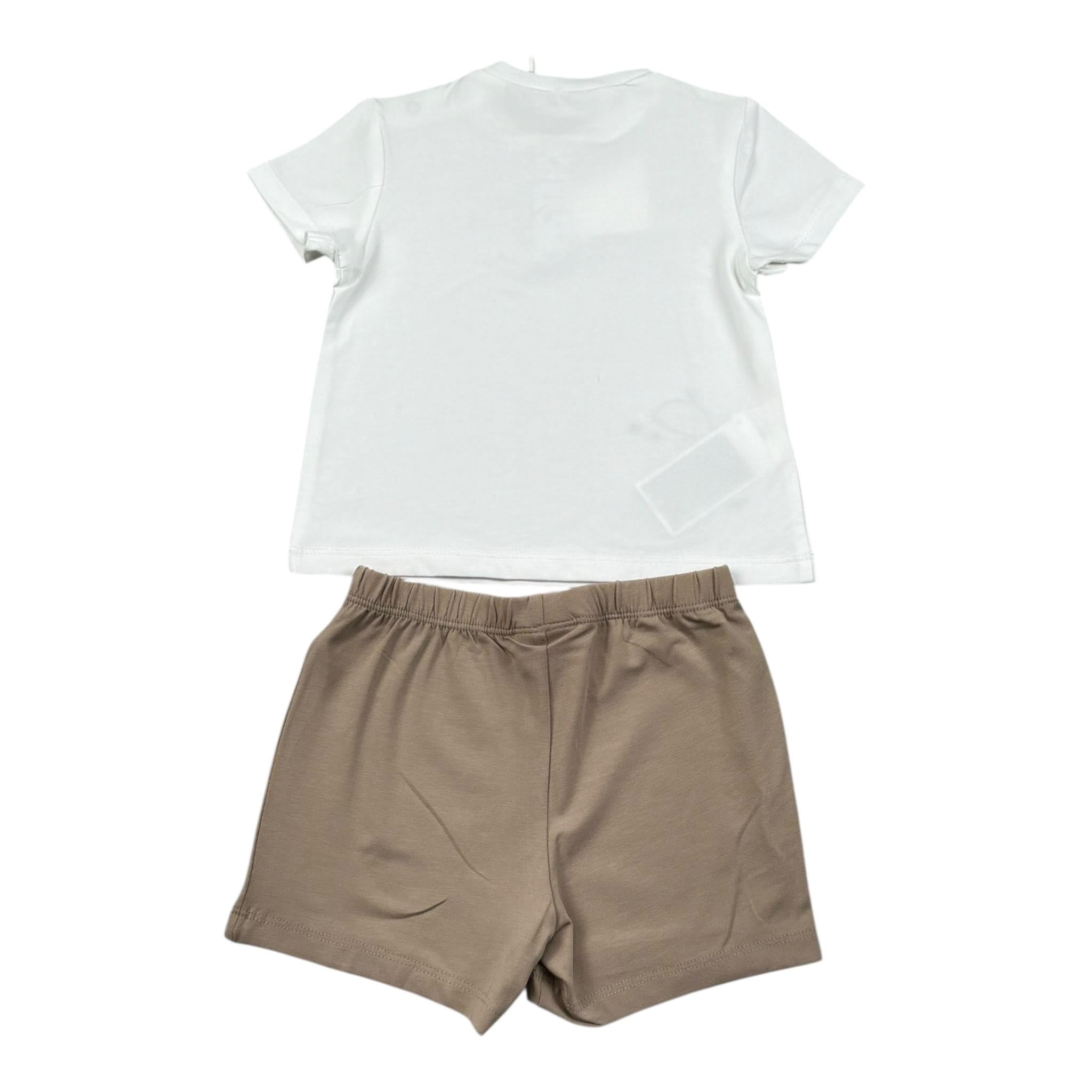 Mayoral Completo 2 Pezzi T-Shirt-Short per Neonata 16100 BIANCO MAYORAL 