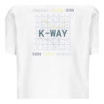K-Way T-Shirt Girocollo Tinta Unita per Bambino K5136ZWXX BIANCO K-WAY 