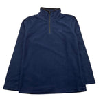 BREKKA shirt in pail tinta unita con collo zip Blu per Bambino BRFW5011 BLU BREKKA 