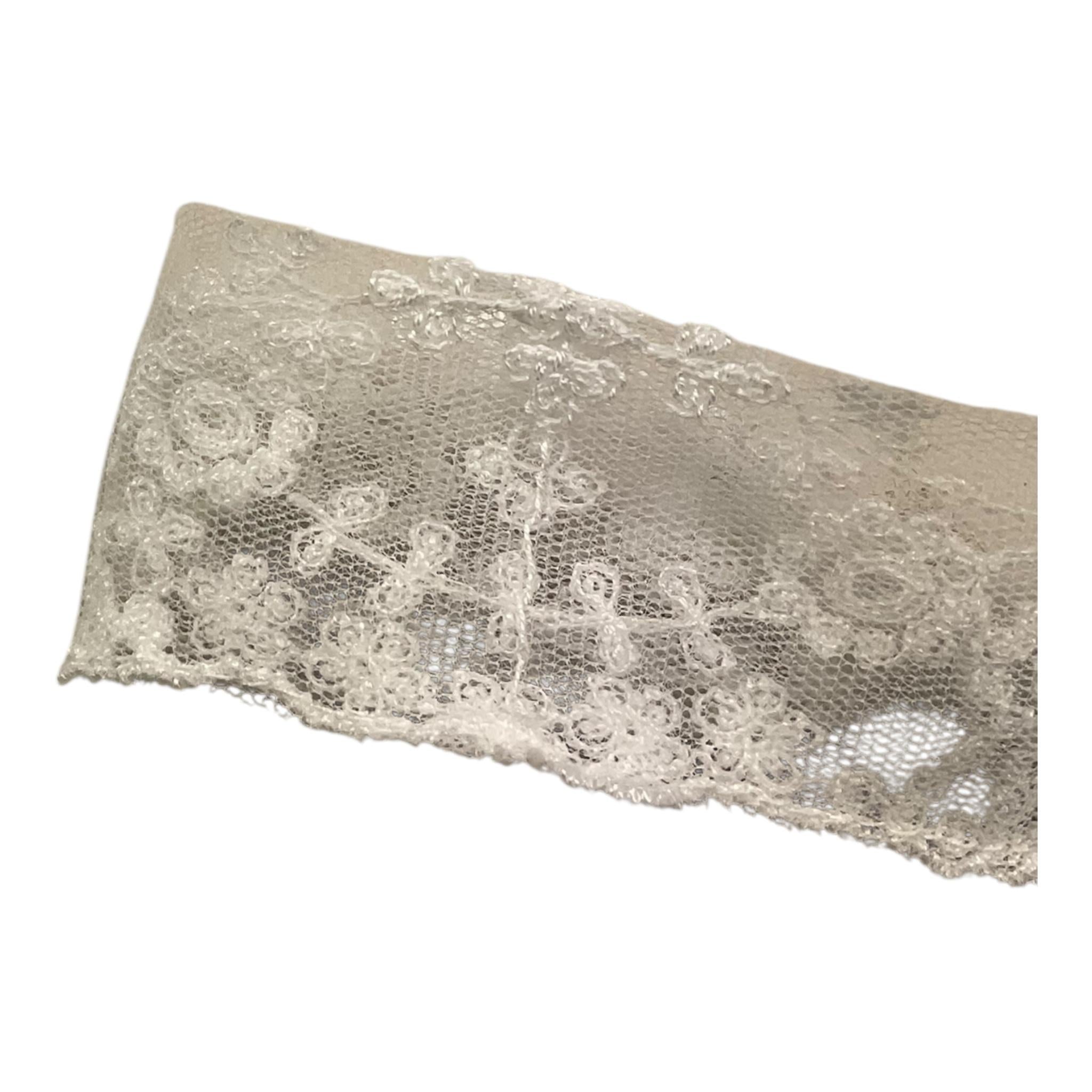 MINIMI fascia capelli tinta unita con ricami Bianco per Neonata 6268 BIANCO MINIMI 