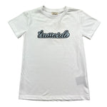 Trussardi T-Shirt Girocollo Tinta Unita con Stampa per Bambino TBP26041TS BIANCO TRUSSARDI 