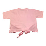 Iceberg T-Shirt Tinta Unita Girocollo con Stampa per Bambina TSICE5151J ROSA ICEBERG 