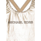 Michael Kors Costume Tinta Unita con Logo per Bambina R30427X ORO MICHAEL KORS 