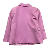 Petit Posh Giacca Tinta Unita Monopetto per Bambina GFBS25041GC GLICINE PETIT POSH 